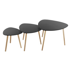 Lot de 3 tables gigognes...
