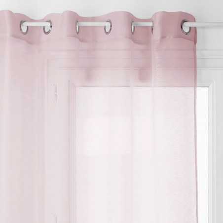 Voilage "Moly" tamisant 135 x 240 cm Atmosphera