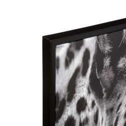 Toile imprimée et encadrée "Léopard" 58 x 78 cm Atmosphera