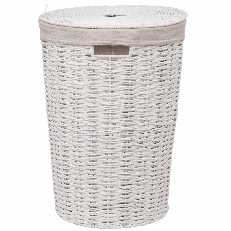 Panier à linge rond 40 litres "Costa" Atmosphéra