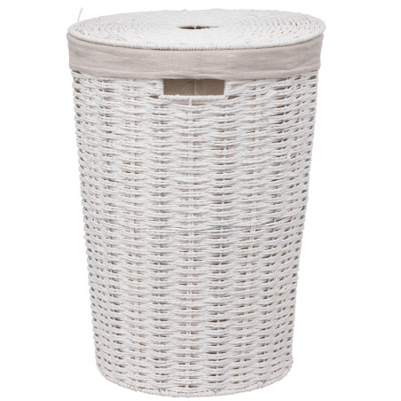 Panier à linge rond 40 litres "Costa" Atmosphéra