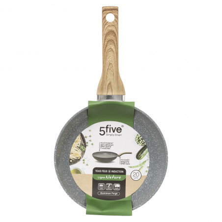 Poêle aluminium forgé "Cuisson Nature" 20 cm Secret de Gourmet