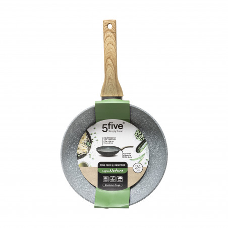 Poêle aluminium forgé "Cuisson Nature" 24 cm Secret de Gourmet