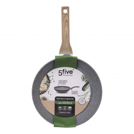 Poêle aluminium forgé "Cuisson Nature" 26 cm Secret de Gourmet