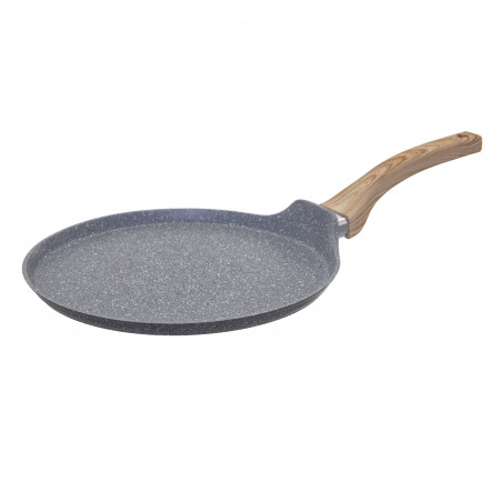 Poêle à crêpe aluminium forgé "Cuisson Nature" 28 cm Secret de Gourmet