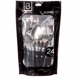 Ménagère 24 pièces "Jasmin" Secret de gourmet