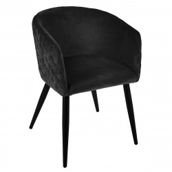 Fauteuil déco en velours...