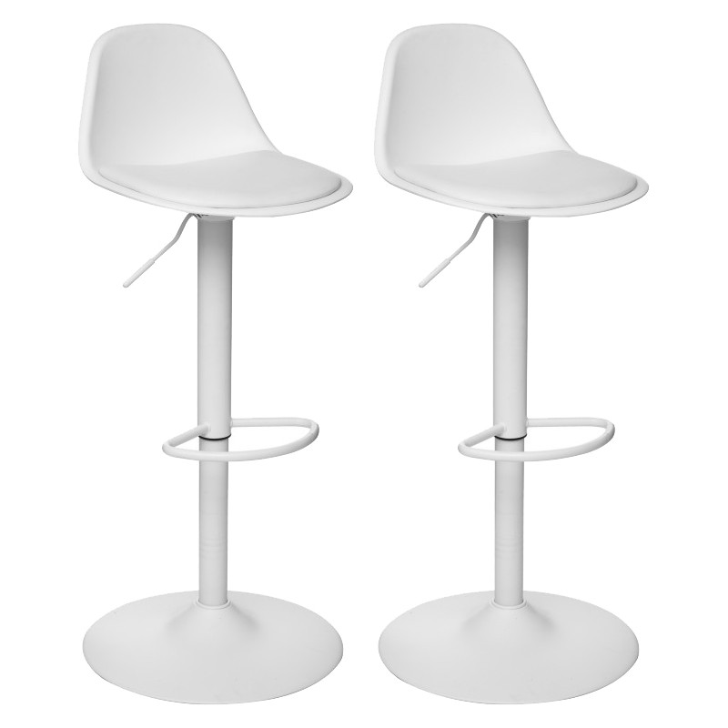 Lot de 2 tabourets bar déco style scandinave "Aiko" Atmosphera