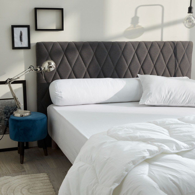 Polochon lit 140 x 190 cm Gamme Polycoton "Confort" traité Anti Acarien Soft & care Blanrêve