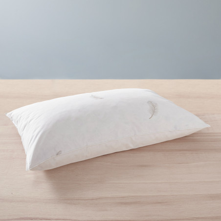 Oreiller 45 x 70 cm Gamme Naturelle "Prestige" plumes véritables Blanrêve