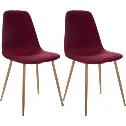 Lot de 2 chaises style...