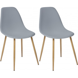 Lot de 2 chaises style...
