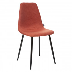 Lot de 2 chaises style Vintage pieds métal noir "Nathalia" Atmosphera