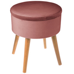 Tabouret coffre en velours...