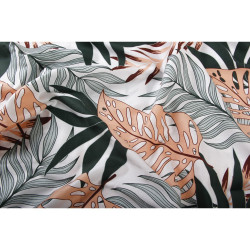 Lot de 2 taies d'oreiller 100% "Satin de coton Peigné" / 80 fils /cm²