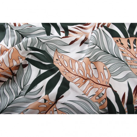 Lot de 2 taies d'oreiller 100% "Satin de coton Peigné" / 80 fils /cm²