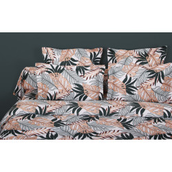 Lot de 2 taies d'oreiller 100% "Satin de coton Peigné" / 80 fils /cm²