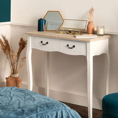 Console déco 2 tiroirs "Chrysta" Atmosphera