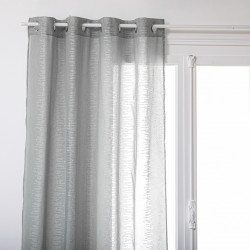 Voilage fines rayures "Liah" tamisant 140 x 240 cm Atmosphera