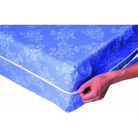 Housse à matelas damassé 140 x 190 cm - Rénove matelas