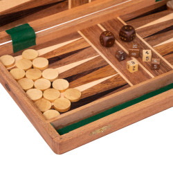 Jeu backgammon en bois 36 x 40,5 cm Atmosphera