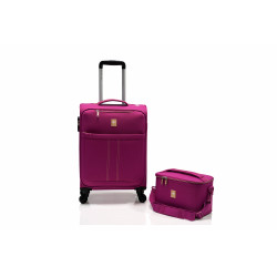 Lot valise cabine souple + Vanity "Ultra léger" - Lys Paris