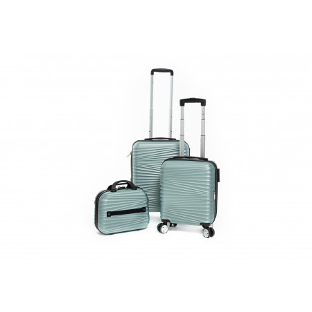 Lot de 2 Valises extensibles rigides + 30% de volume + Vanity - Lys Paris
