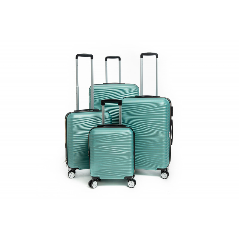 Lot de 4 Valises extensibles rigides + 30% de volume - Lys Paris