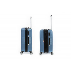 Lot de 4 Valises extensibles ABS rigides + 30% de volume - Lys Paris