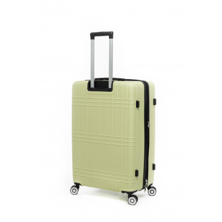 Lot de 4 Valises extensibles ABS rigides XXL + 30% de volume - Lys Paris