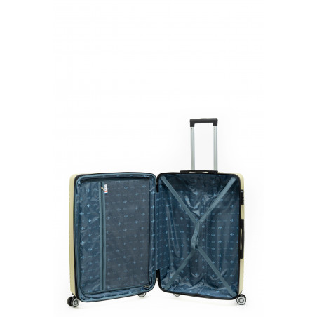 Lot de 4 Valises extensibles ABS rigides XXL + 30% de volume - Lys Paris