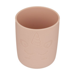 Ensemble 4 pièces repas silicone "Licorne" pour bébé Atmosphera