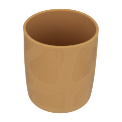 Ensemble 4 pièces repas silicone "Girafe" pour bébé Atmosphera