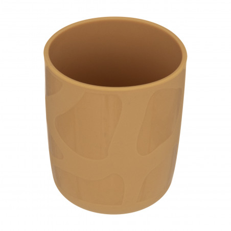 Ensemble 4 pièces repas silicone "Girafe" pour bébé Atmosphera