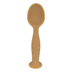 Ensemble 4 pièces repas silicone "Girafe" pour bébé Atmosphera