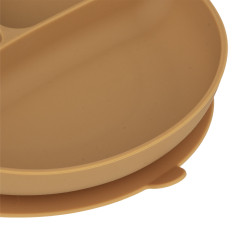 Ensemble 4 pièces repas silicone "Girafe" pour bébé Atmosphera