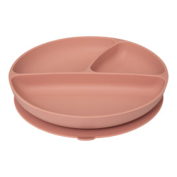 Ensemble 4 pièces repas silicone "Terracotta" pour bébé Atmosphera