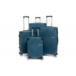 Lot de 4 Valises extensibles rigides XXL + 30% de volume - Lys Paris