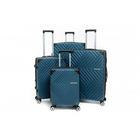 Lot de 4 Valises extensibles rigides XXL + 30% de volume - Lys Paris