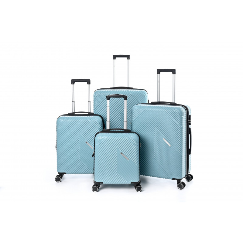 Lot de 4 Valises extensibles rigides + 30% de volume - Lys Paris