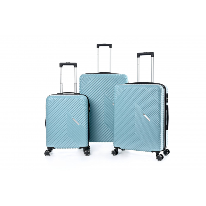 Lot de 3 Valises extensibles rigides + 30% de volume - Lys Paris