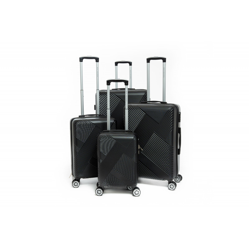 Lot de 4 Valises rigides "Ultra Light" Polycarbonate - Lys Paris