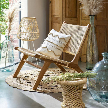 Fauteuil "Timor" Rotin & Teck Atmosphera