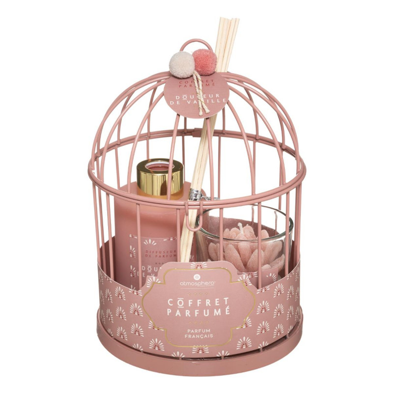 Coffret cage avec diffuseur et bougie "Lola Wonderly" Atmosphera