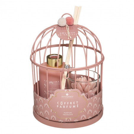 Coffret cage avec diffuseur et bougie "Lola Wonderly" Atmosphera