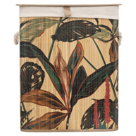 Panier à linge Bambou "Blackflora" ou "Palawan" 60 litres Atmosphéra