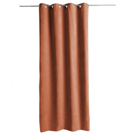 Lot de 2 rideaux d'ameublement isolant et Tamisant "Mémories" Suédine 140 x 260 cm Atmosphera