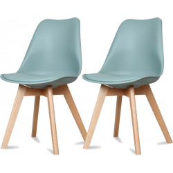 Lot de 2 chaises style...