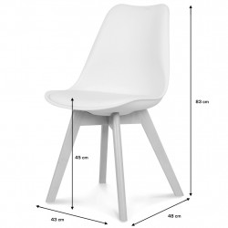 Chaise style scandinave "Scandy" Opjet