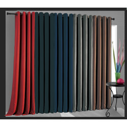 Rideau occultant thermique bleu tendre 140 x 260 cm